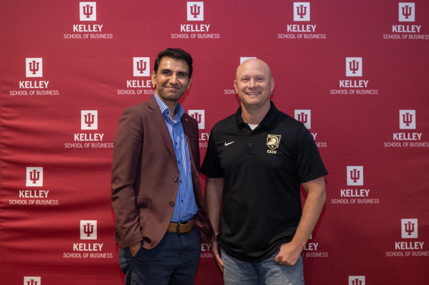 Dr. Khan at the Kelley School of Business
